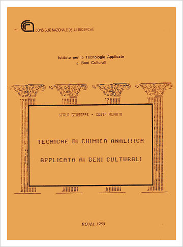 Tecniche di chimica analitica applicata ai beni culturali di G. Scale e R. Costa